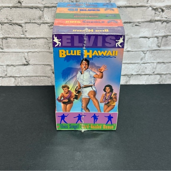 Elvis Collection VHS 1997 5 Tape Set Brand New Sealed Blue Hawaii King Creole - Picture 3 of 7